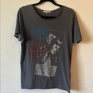 David Bowie Graphic Gray T-Shirt
